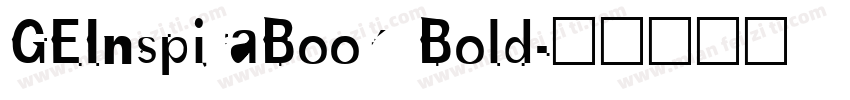 GEInspiraBook Bold字体转换